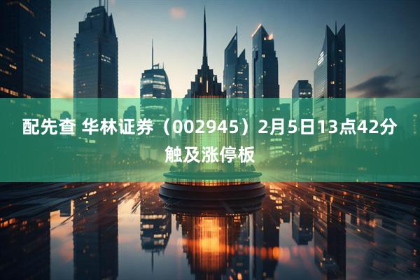 配先查 华林证券（002945）2月5日13点42分触及涨停板